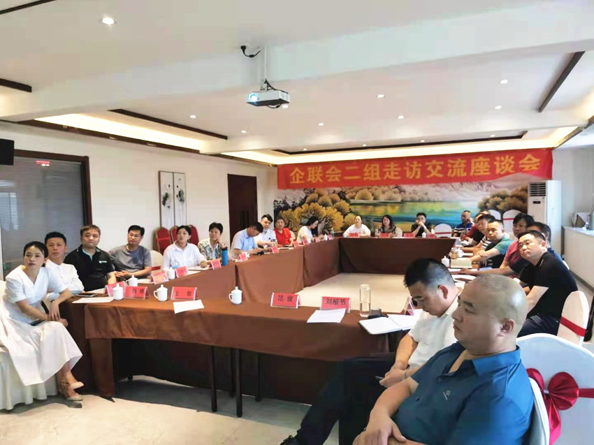 安庆市（民建）企联会第二小组调研走访理事企业