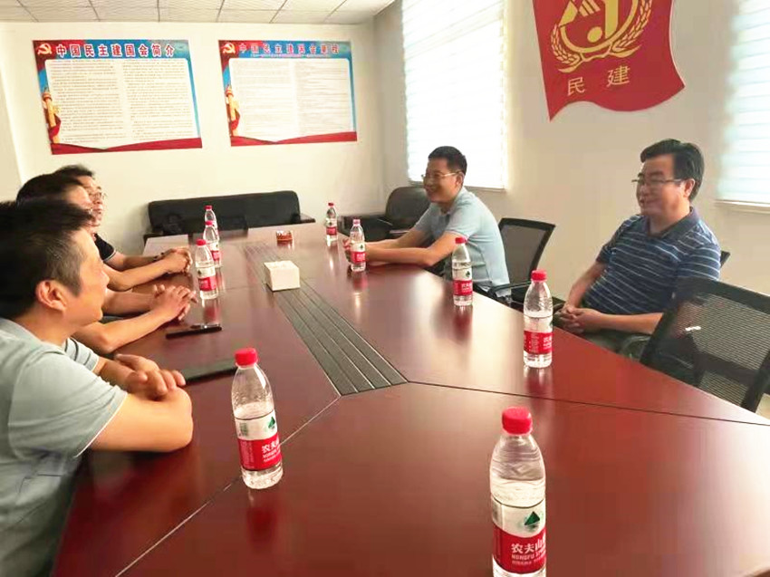怀宁县统战部领导到民建安庆市委直属八支部走访调研