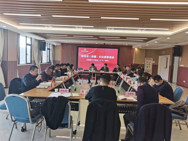 安庆市（民建）企联会召开五届六次会长（扩大）会议