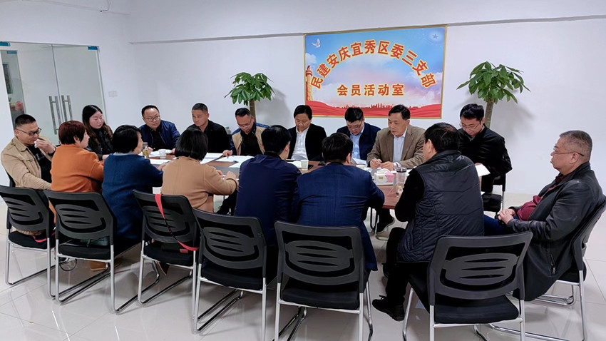 民建安庆市宜秀区委三支部召开2023年工作部署会