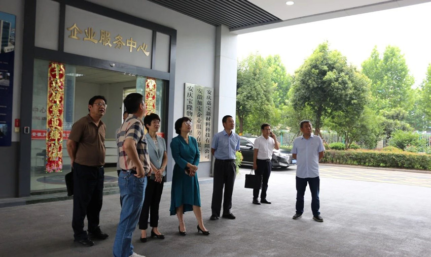 民建安徽省委会领导走访参观加宝工业园