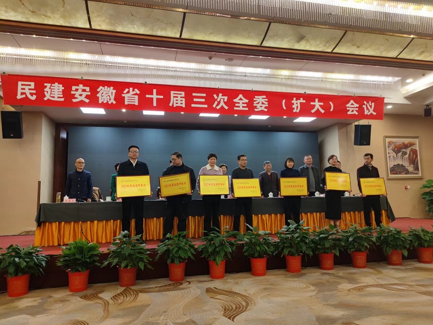 民建安庆市委会获年度先进市委会表彰